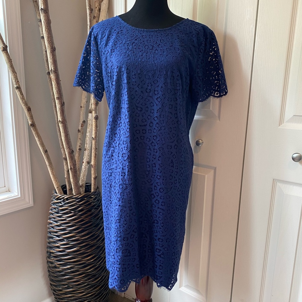 Blue Lace Dress
